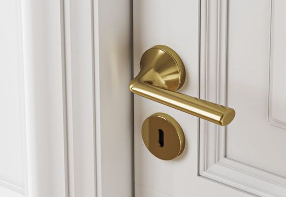 How to Clean Gold Door Handles